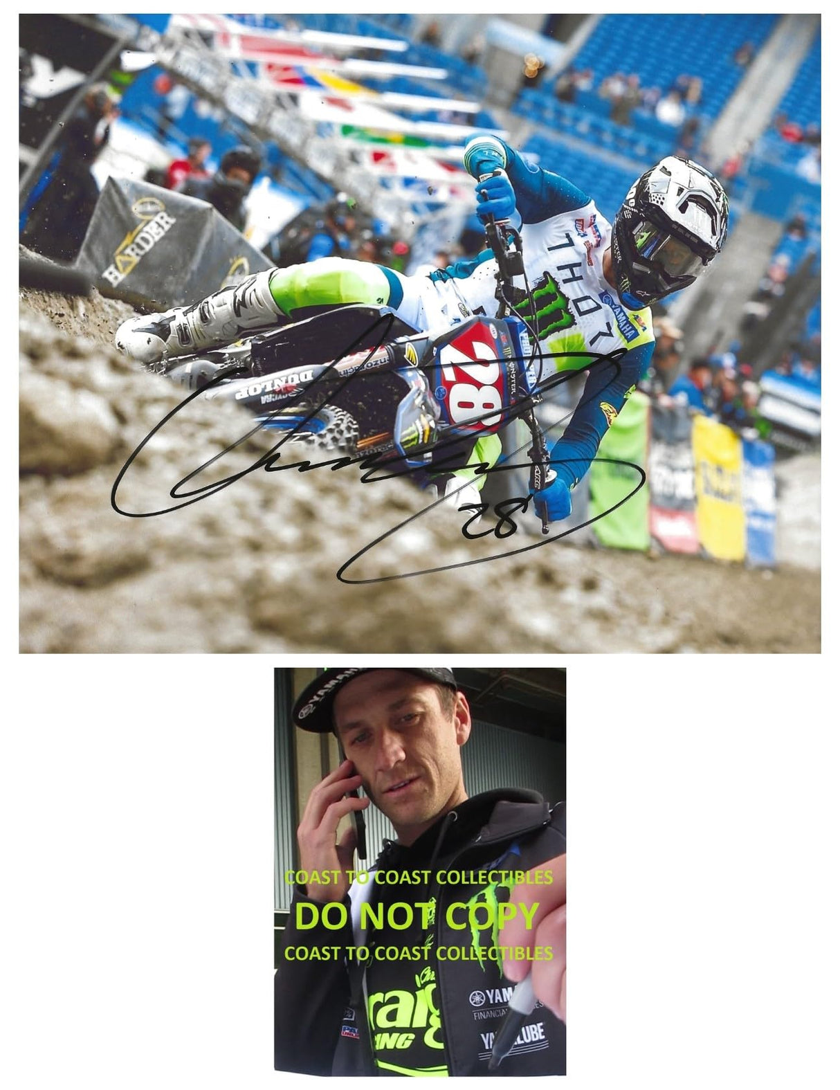 Christian Craig motocross supercross signed 8x10 photo COA proof autographed