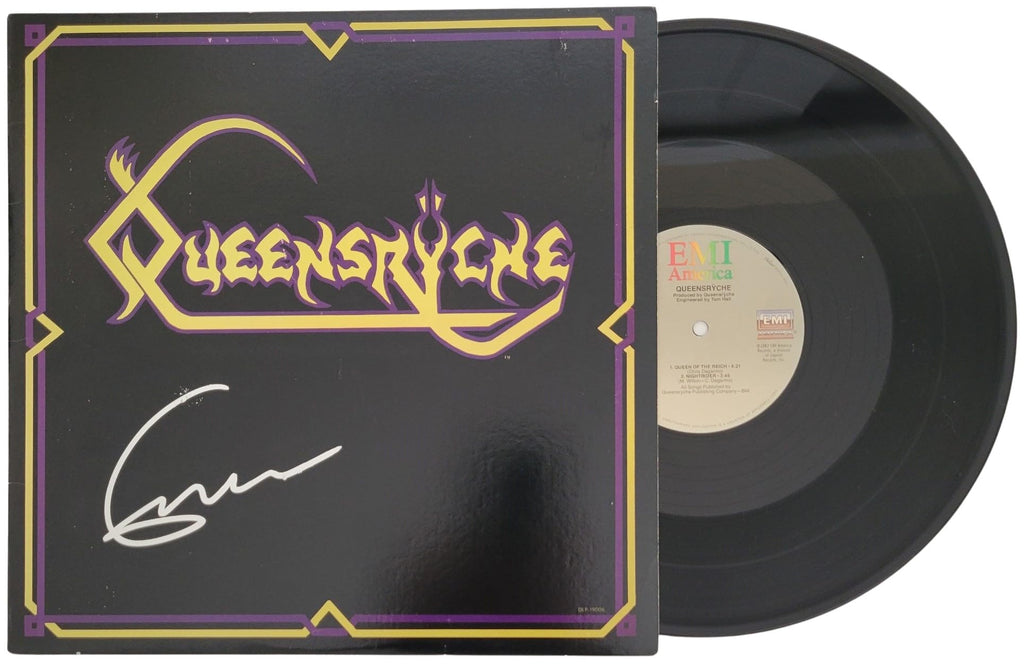 Geoff Tate signed Queesryche Album COA Proof Autographed Vinyl Record
