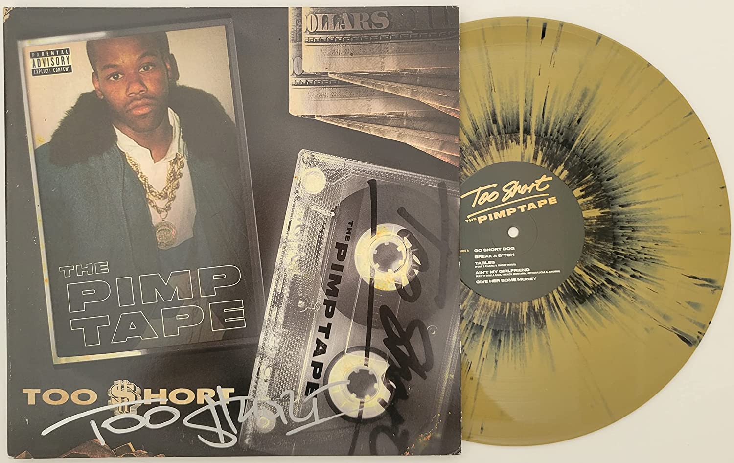 Too Short signed autographed Pimp Tape album vinyl Record COA exact proof STAR