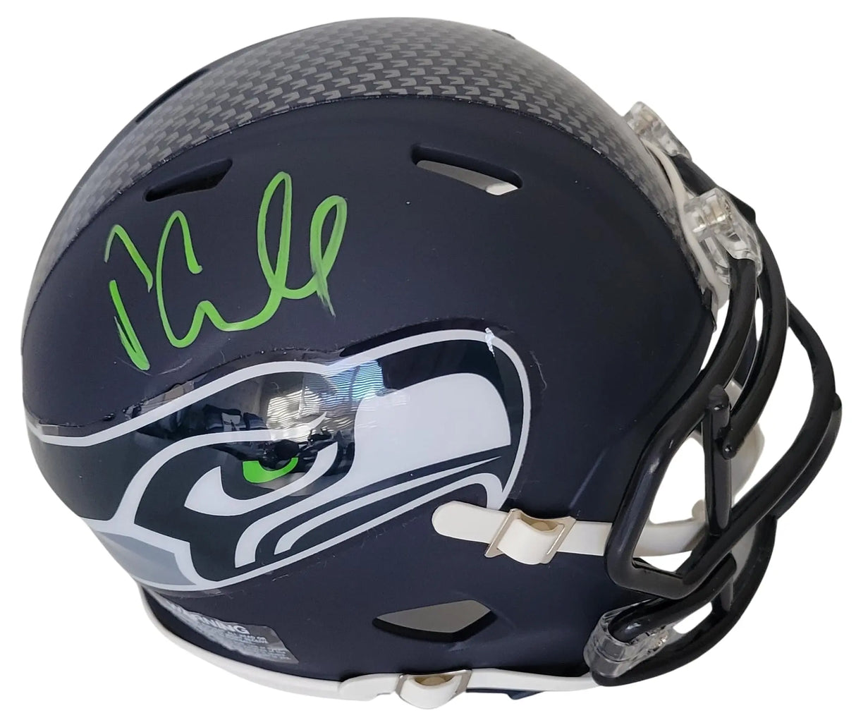Pete Carroll signed Seattle Seahawks mini football helmet proof COA. autographed