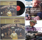 Robby Krieger Henry Diltz signed The Doors Morrison Hotel album, proof Beckett STAR