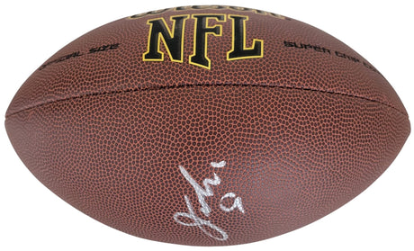 Jim McMahon Bears Philadelphia Eagles signed football proof Beckett COA autographed