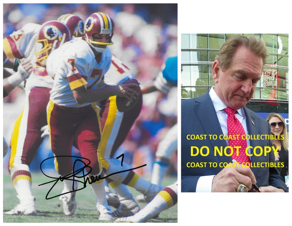 Joe Theisman Signed Washington Football 8x10 Photo Proof COA Autographed,.