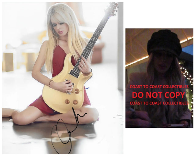 Orianthi Panagaris Guitarist signed 8x10 photo COA Proof autographed (Michael Jackson). STAR