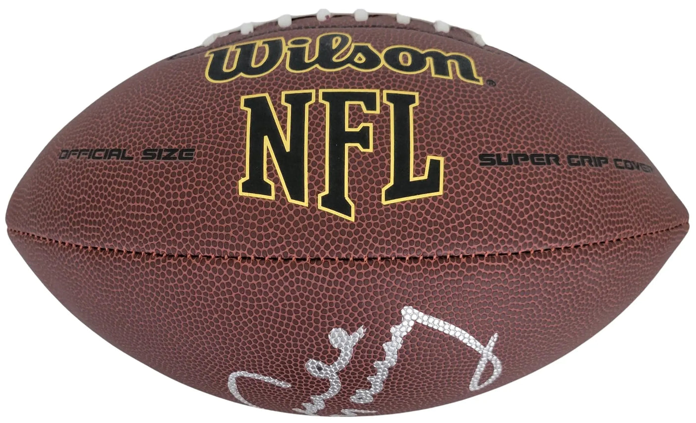 Archie Manning New Orleans Saints signed NFL football proof COA autographed