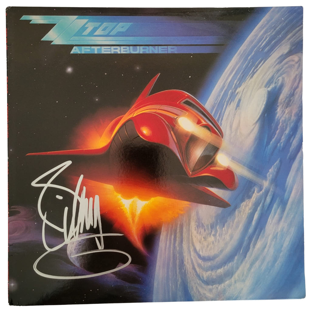 Billy Gibbons signed ZZ Top Afterburner album COA proof autographed vinyl record STAR