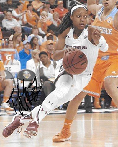 Tiffany Mitchell, South Carolina Gamecocks, Indiana Fever, Signed, Autographed, 8X10 Photo, a COA with the Proof Photo of Tiffany Signing Will Be Included.