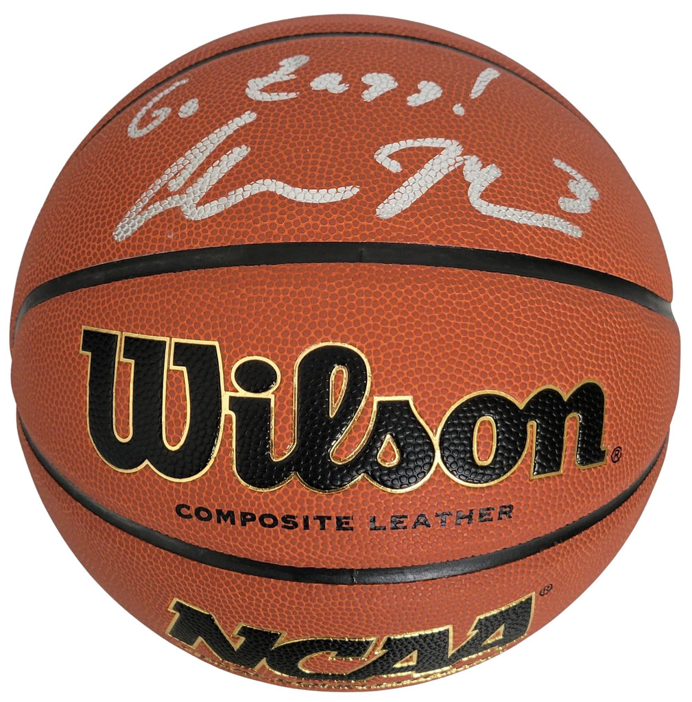 Adam Morrison Gonzaga Bulldogs Signed Basketball COA Exact Proof Autographed
