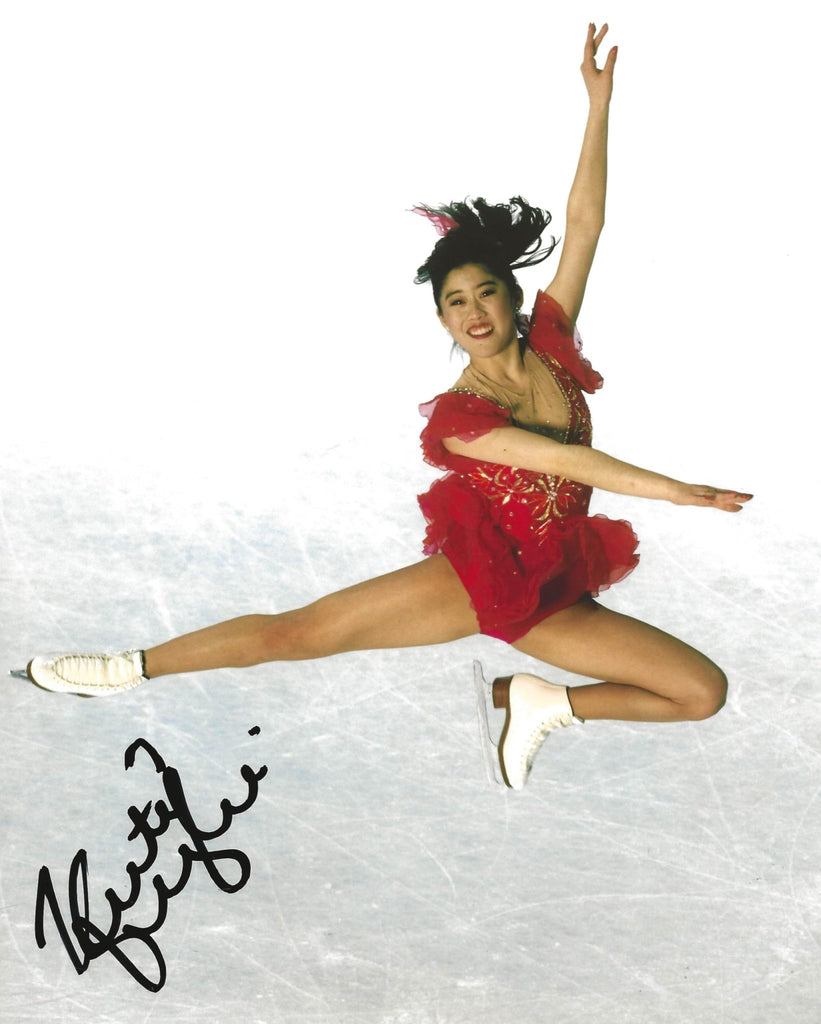 Kristi Yamaguchi USA Olymic figure skater signed 8x10 photo proof COA Autographed