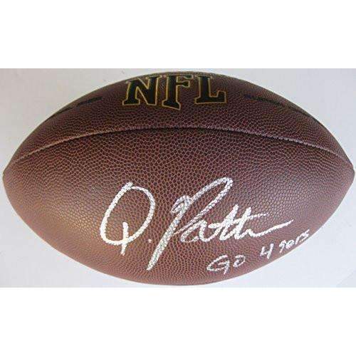 Quinton Patton, San Francisco 49ers, Niners, Louisiana Tech, Signed, Autographed, NFL Football, a COA and Proof Photo of Quinton Signing the Football Will Be Included