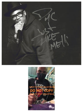 Darryl McDaniels Run DMC Rapper signed 8x10 photo COA proof autographed, STAR