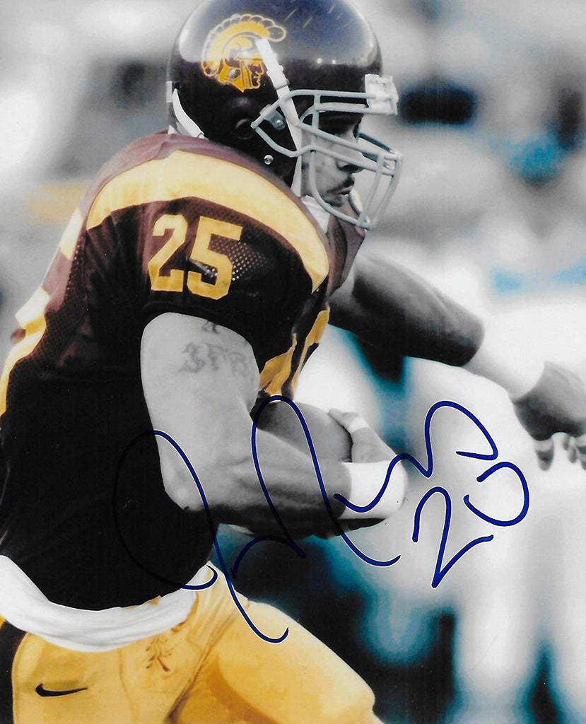 Justin Fargas USC Trojans signed autographed, 8x10 Photo, COA will be included