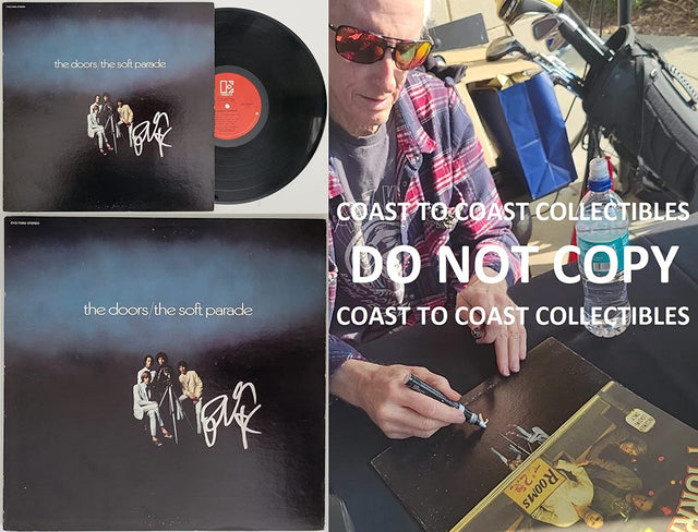 Robby Krieger signed The Doors The Soft Parade album vinyl record proof COA autographed STAR