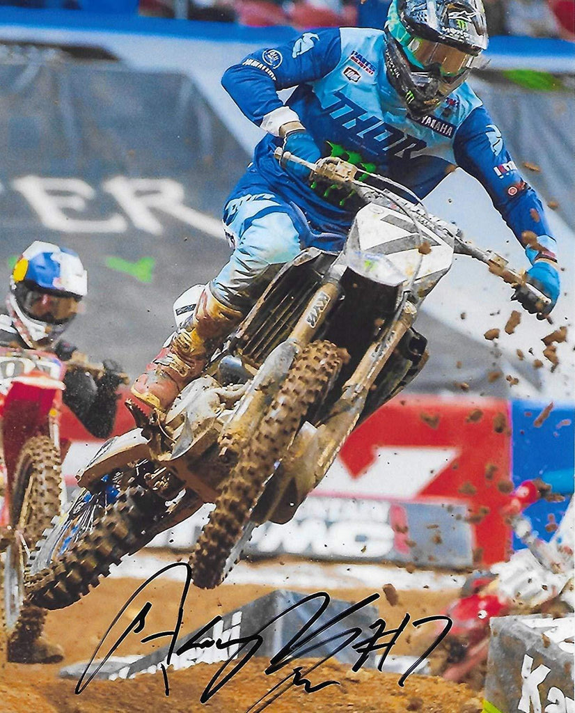 Aaron Plessinger supercross motocross signed autographed 8x10 photo. proof COA
