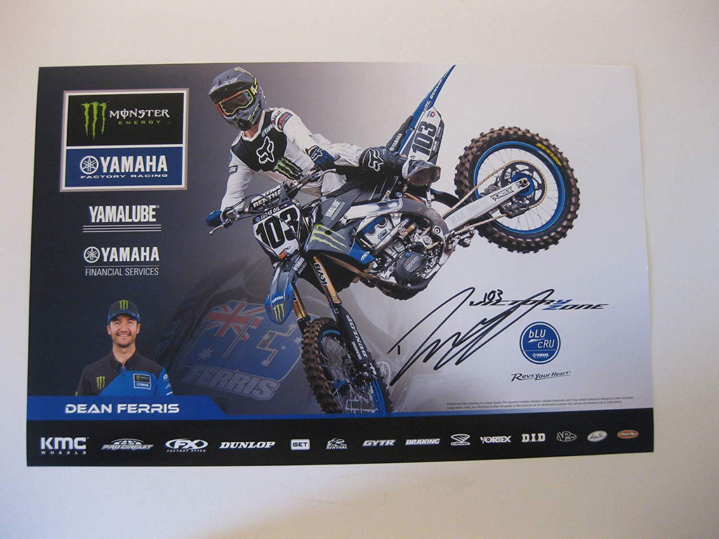 Dean Ferris, Supercross, Motocross, signed, autographed, 11x17 poster, COA will be included.