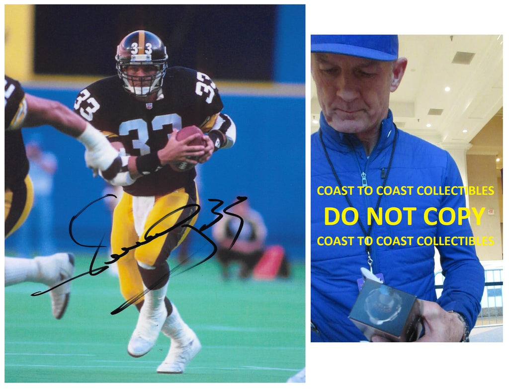 Merril Hoge Signed 8x10 Photo COA Proof Pittsburgh Steelers Football Autographed.