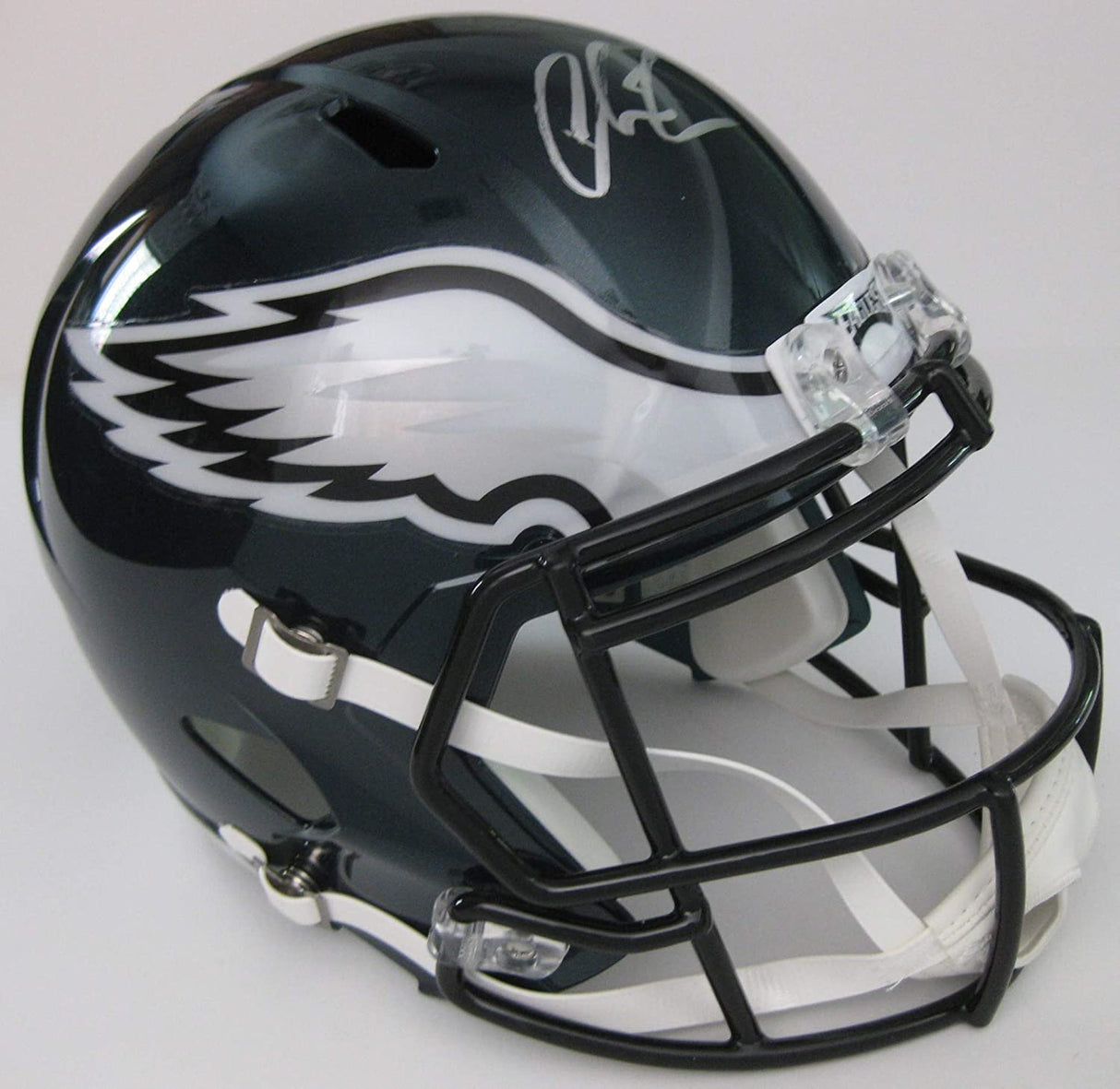 Chris Long signed autographed Philadelphia Eagles full size helmet proof Beckett COA