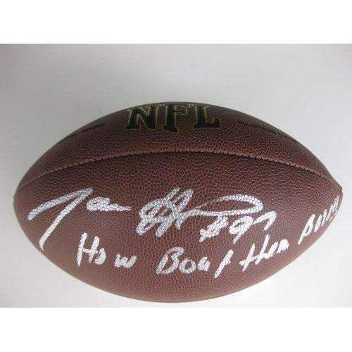 Jason Hatcher, Dallas Cowboys, Signed, Autographed, NFL Football, a COA with the Proof Photo of Jason Signing Will Be Included with the Football