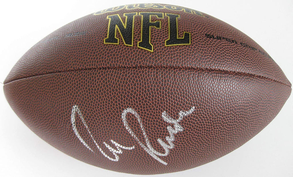 Ron Rivera Washington Panthers Bears signed NFL football proof Beckett COA autographed
