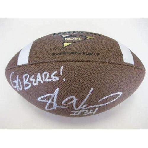 Shane Vereen, California Bears, Cal, New England Patriots, Signed, Autographed, Ncaa Football, a Coa with the Proof Photo of Shane Signing Will Be Included