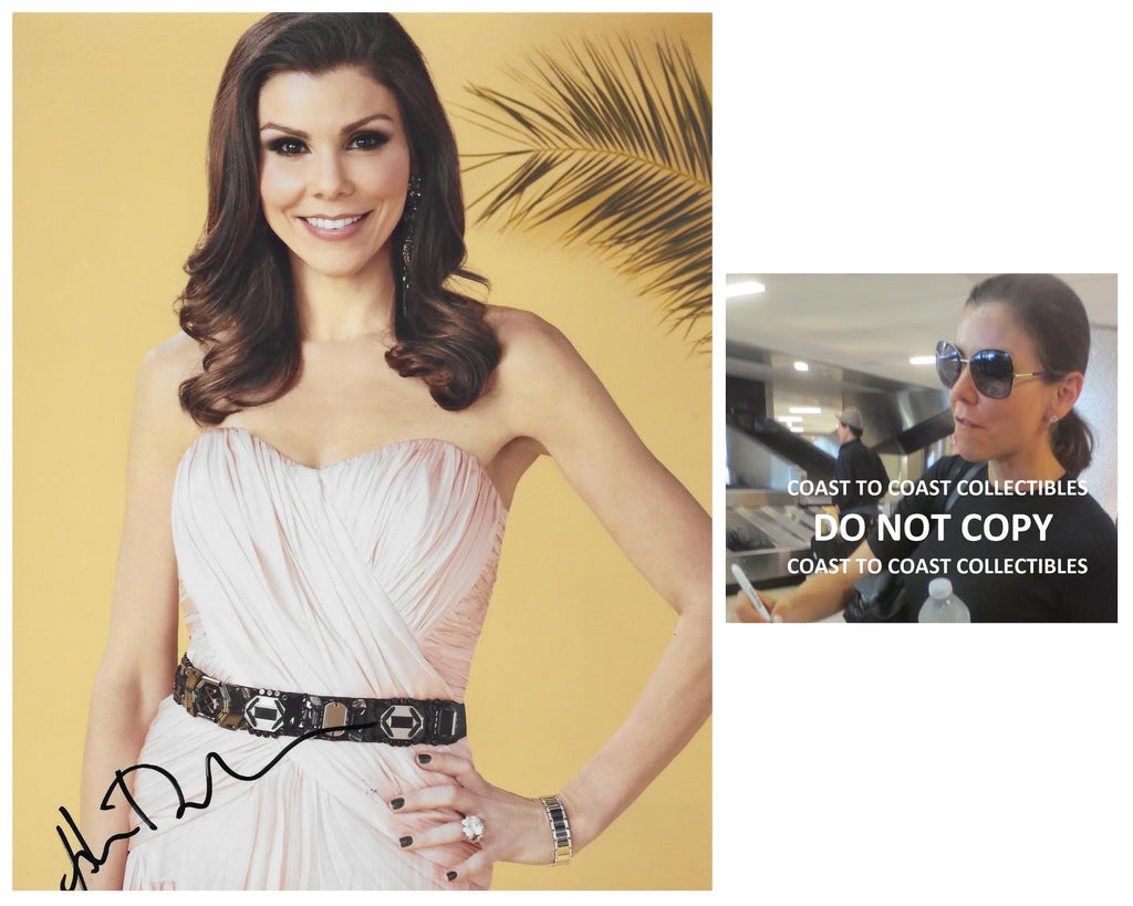 Heather Dubrow The Real Housewives of Orange County signed 8x10 photo proof COA STAR