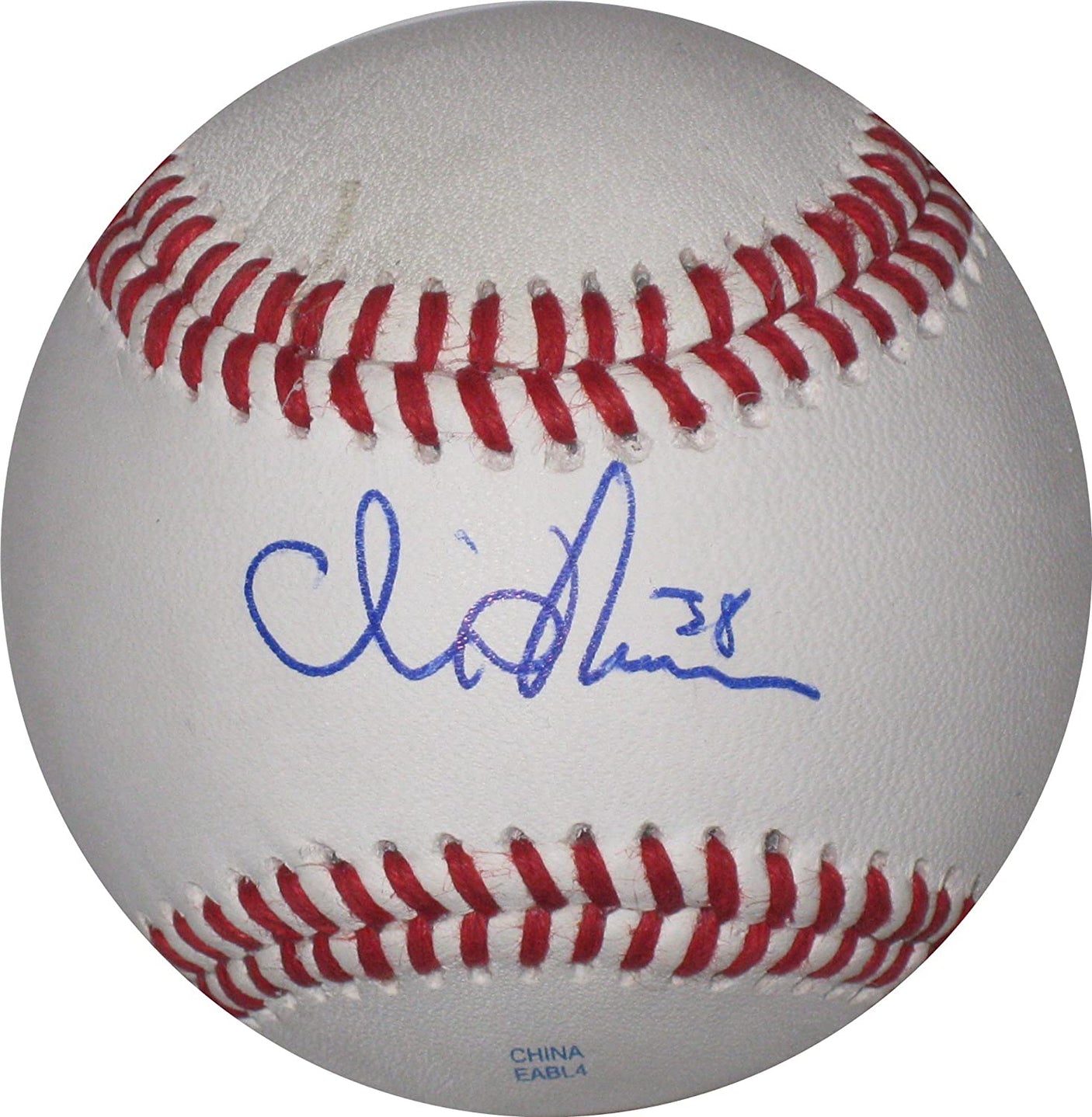 Chris Narveson Brewers Marlins Cardinals signed autographed baseball COA proof
