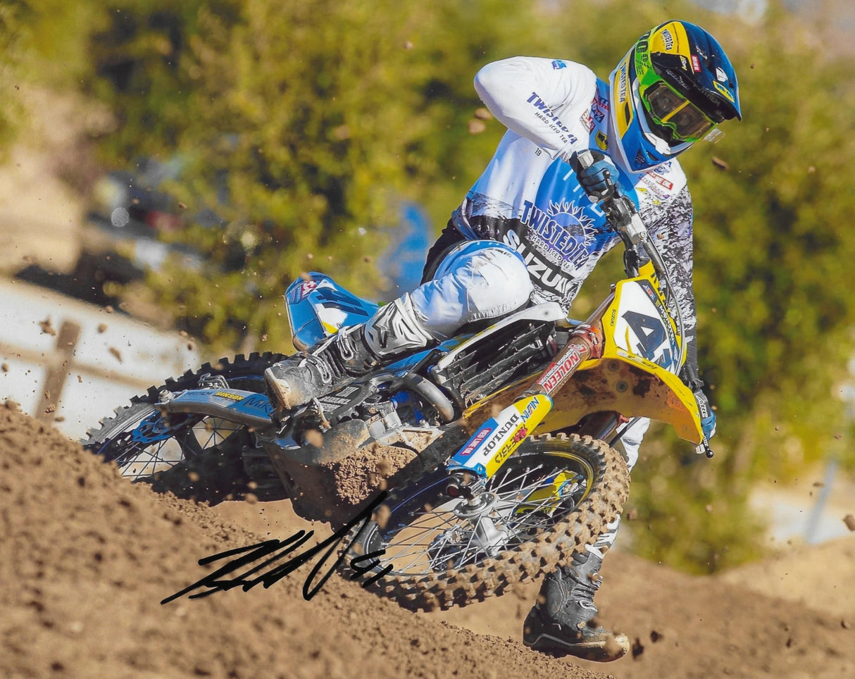 Brandon Hartranft Supercross Motocross signed 8x10 photo COA proof autographed