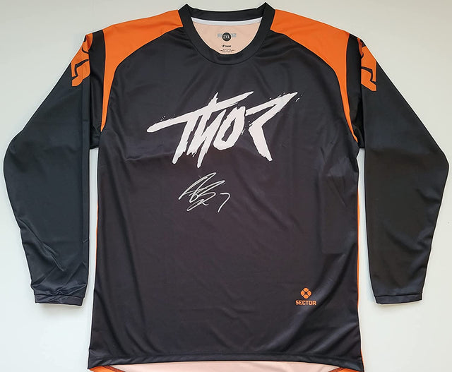 Aaron Plessinger Supercross Motocross signed Thor Jersey COA proof autographed