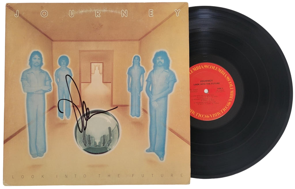 Neal Schon Signed Journey Look Into The Future Album COA proof Autographed Vinyl Record