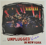 Krist Novoselic signed Nirvana Unplugged 12x12 album photo COA proof autographed