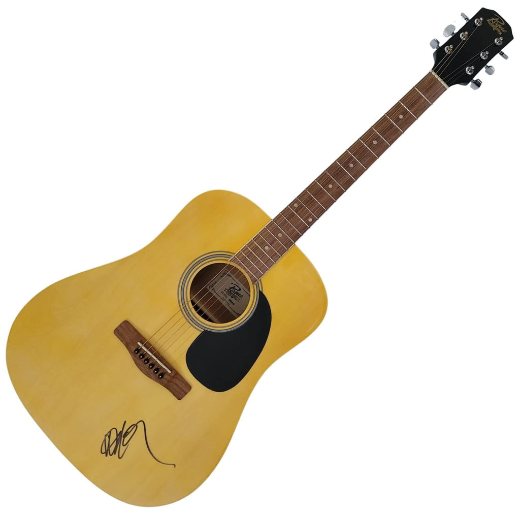 Willie Nelson Country music legend signed acoustic guitar Proof Beckett COA STAR autograph