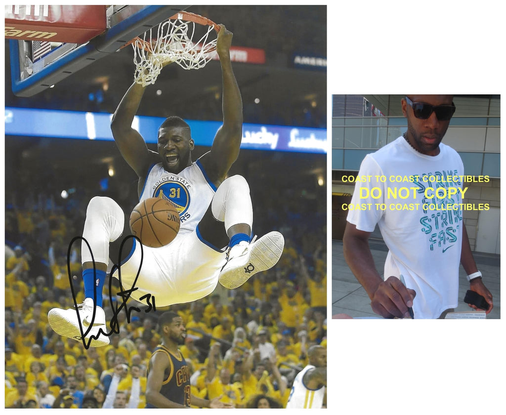 Festus Ezeli signed Golden State Warriors 8x10 photo Proof COA autographed.