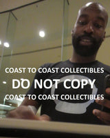 Baron Davis signed Charlotte Hornets basketball 8x10 photo proof photo COA