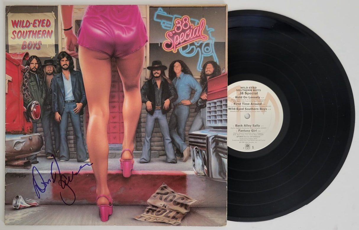 Don Barnes Signed 38 Special Wild Eyed Southern Boys Album COA Proof Autographed Vinyl STAR