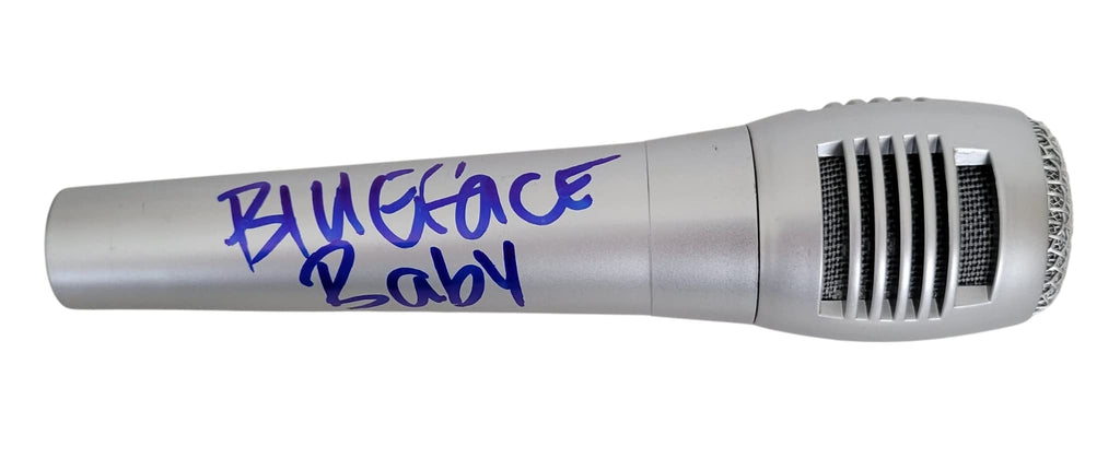 Blueface hip hop rapper signed Microphone COA exact proof autographed Mic STAR