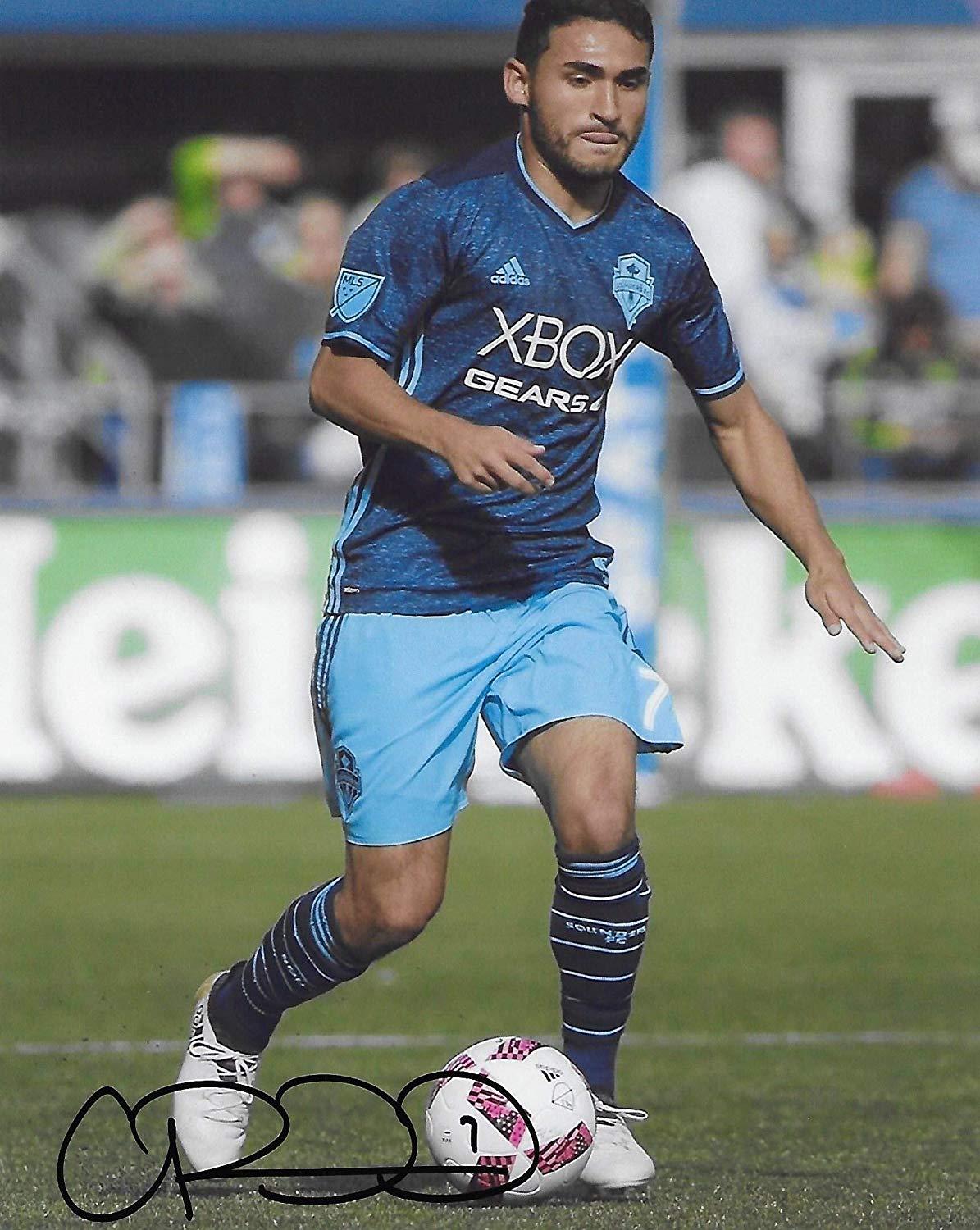 Cristian Roldan Seattle Sounders signed, autographed, soccer 8x10 photo, proof COA