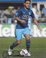 Cristian Roldan Seattle Sounders signed, autographed, soccer 8x10 photo, proof COA