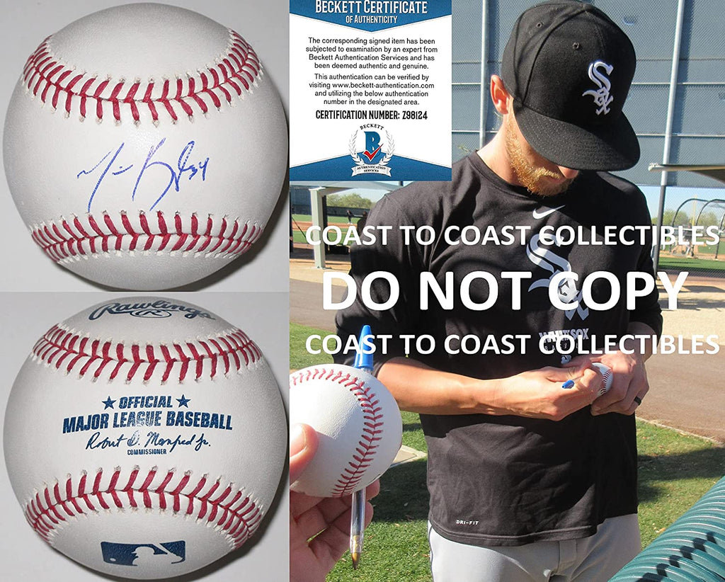 Michael Kopech Chicago White Sox signed autographed MLB baseball Proof Beckett COA