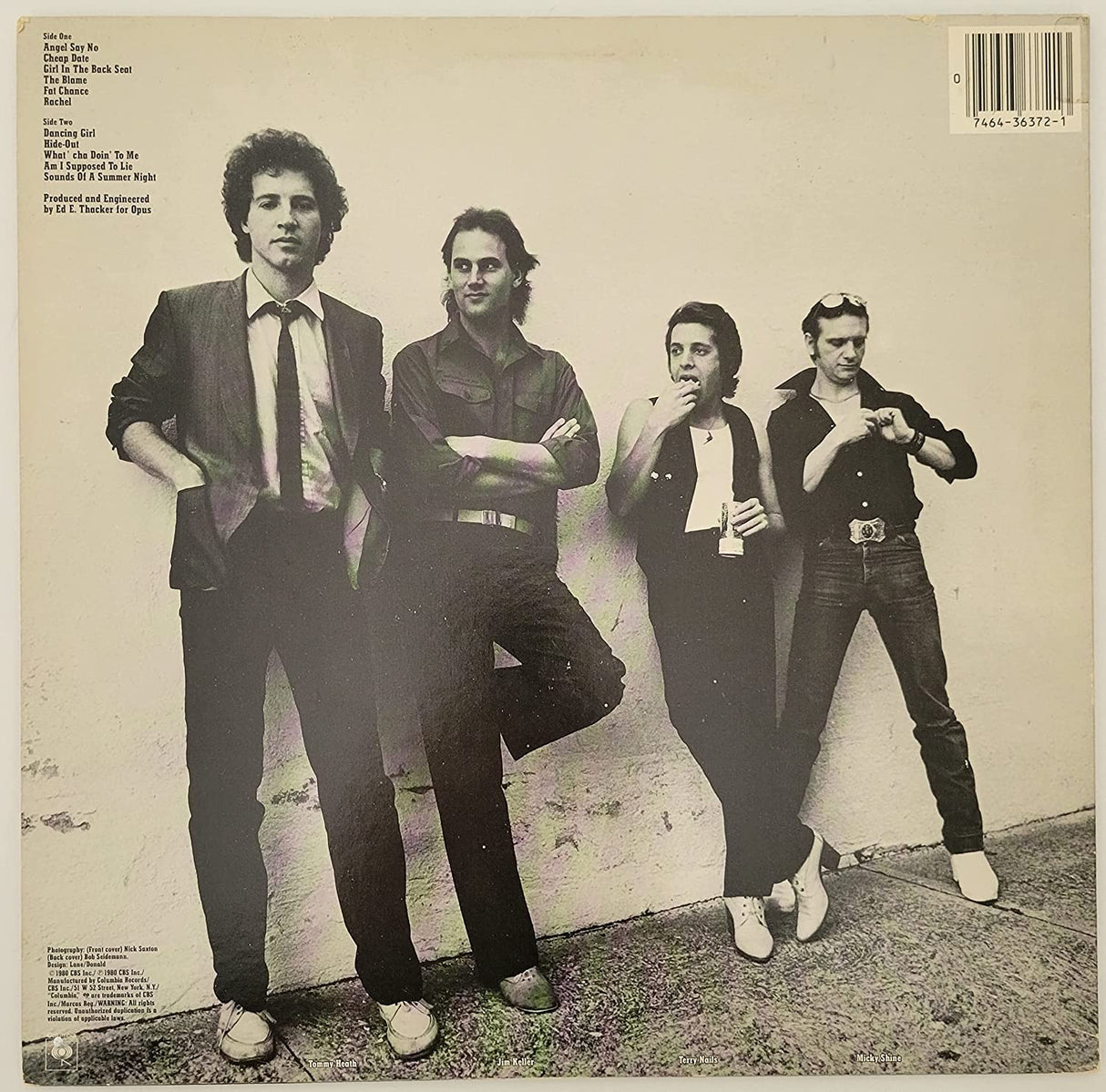 Tommy Heath signed autographed Tommy Tutone album 867-5309 Jenny COA proof Star