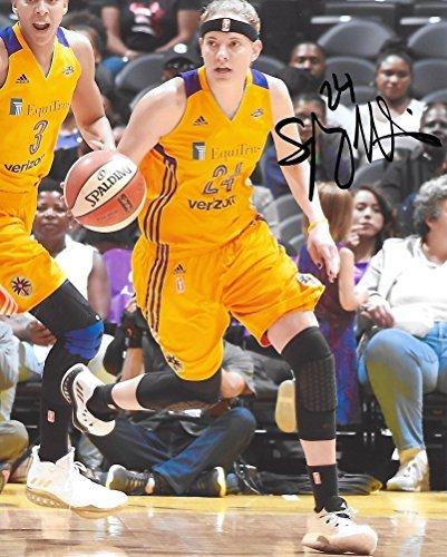 Sydney Wiese, LA Sparks, Oregon State Beavers, Signed, Autographed, 8X10 Photo, a COA with the Proof Photo of Sydney Signing Will Be Included
