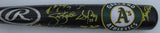 2019 Oakland Athletics, A's team signed autographed Baseball Bat, COA with the proof photos will be included