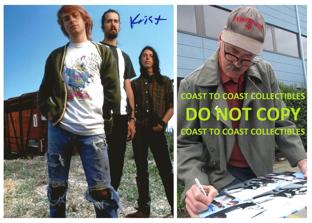 Krist Novoselic Signed Nirvana 8x10 Photo COA Proof Autographed, STAR...