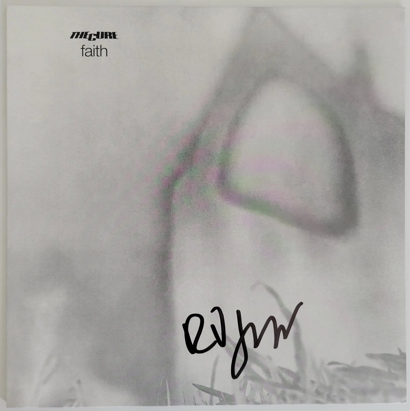 Robert Smith signed The Cure Faith album, Vinyl Record COA exact proof Star