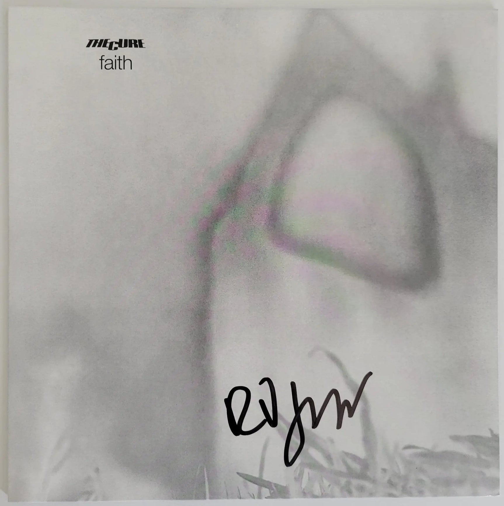 Robert Smith signed The Cure Faith album, Vinyl Record COA exact proof Star