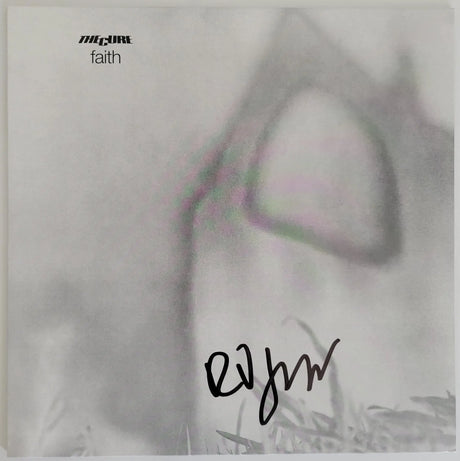 Robert Smith signed The Cure Faith album, Vinyl Record COA exact proof Star
