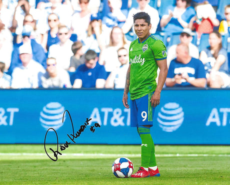 Raul Ruidiaz autographed Seattle Sounders soccer 8x10 photo COA proof