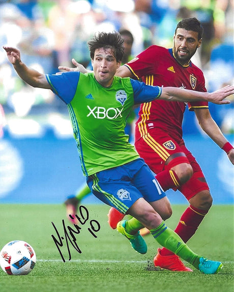 Nicolas Lodeiro signed Seattle Sounders FC 8x10 photo COA proof