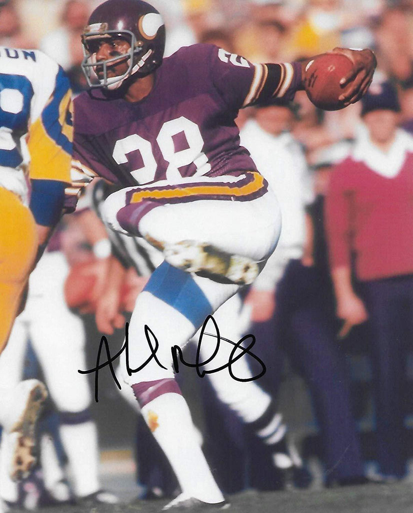 Ahmad Rashad, Minnesota Vikings, signed, autographed, 8x10 photo, COA with proof photo