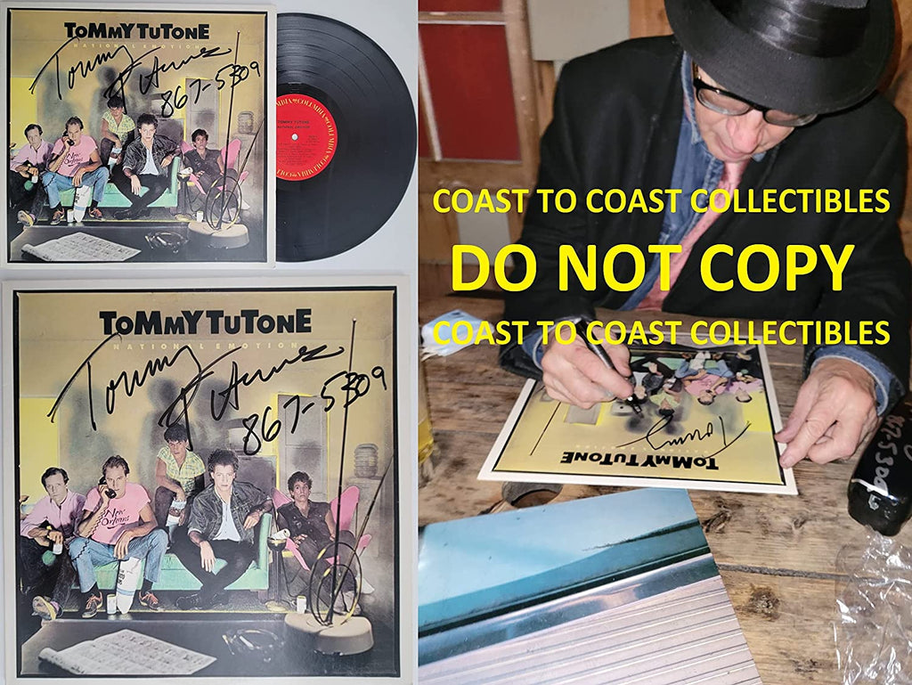 Tommy Tutone signed autographed National Emotion album 867-5309 Jenny COA proof Star