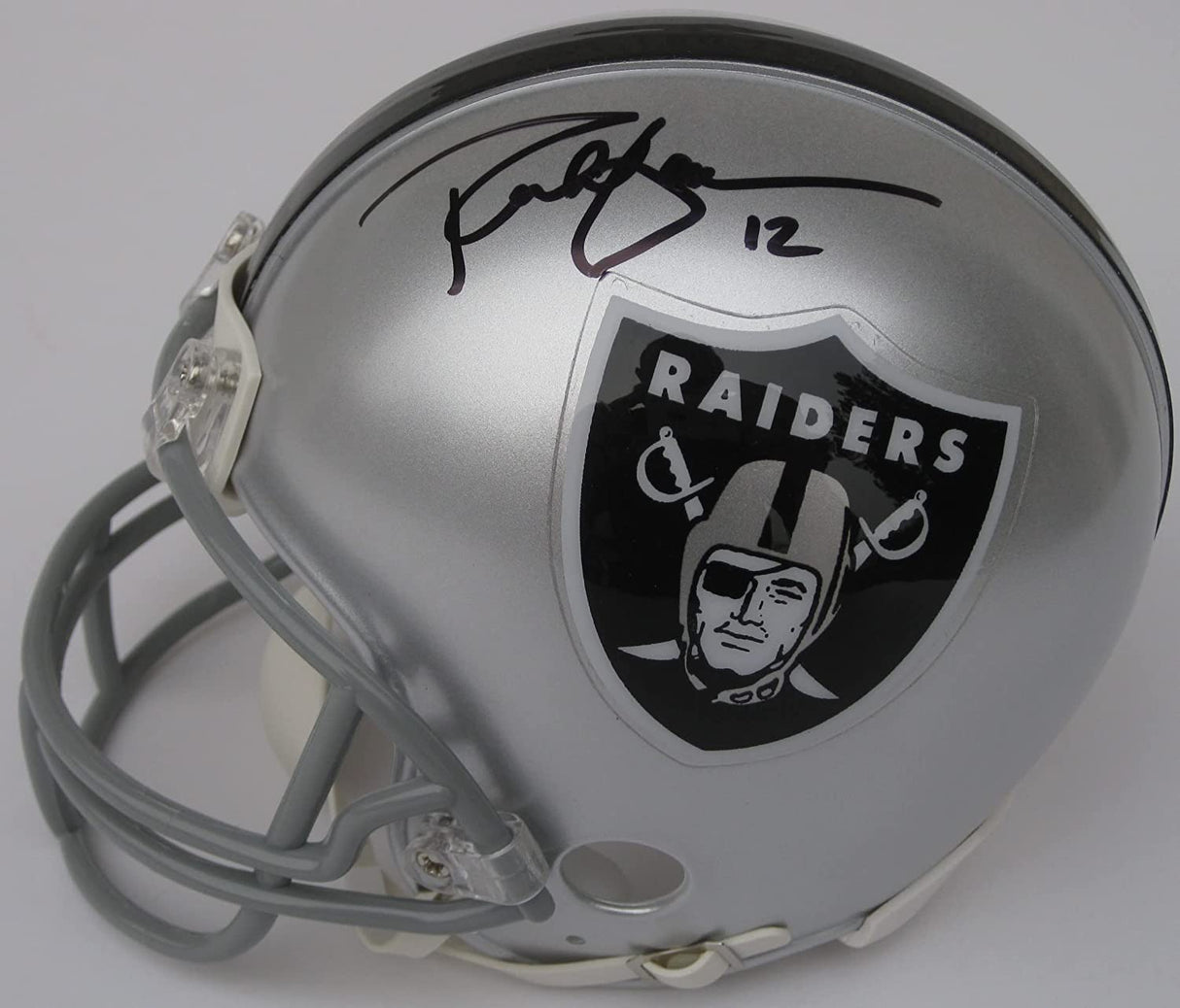 Rich Gannon signed autographed Oakland Raiders mini football helmet Proof Beckett COA